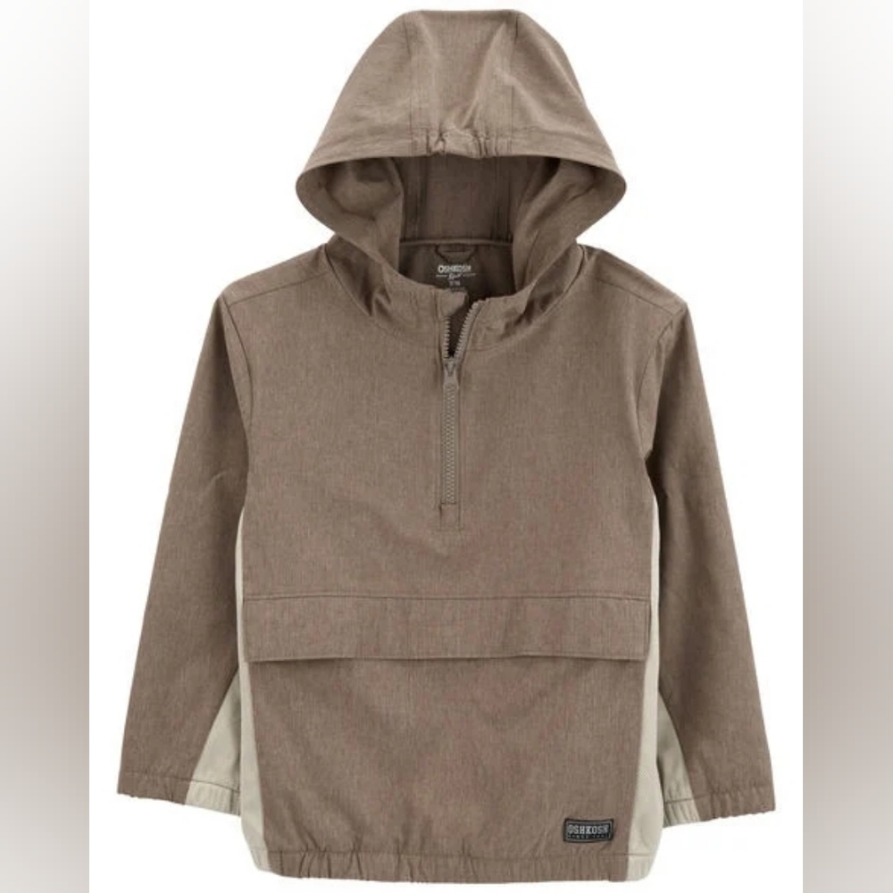 2-Piece OshKosh OUTFIT- Kids Brown Hooded Top and Pant set